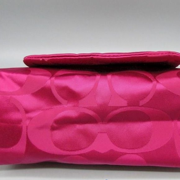 Coach Pink Tote and Pouch Set - Picture 3 of 6